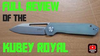 Full review of the Kubey Knives Royal.