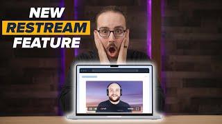 New Restream Feature - Embed Your Streams On A Website