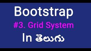 Bootstrap Grid System in Telugu  by UI Point