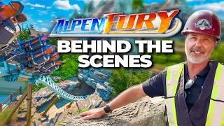 Canada's Wonderland AlpenFury Behind the Scenes - Building a Roller Coaster