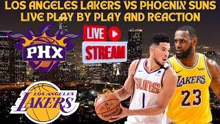 LIVE* | Los Angeles Lakers Vs Phoenix Suns Play By Play & Reaction #nba