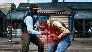 Red dead Redemption 2 : Brutal Melee Kills & Funny Ragdolls Vol 1