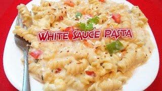 White Sauce Pasta Recipe / Pasta in Creamy White Sauce - Tasty Appetite