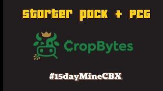 Cropbytes Farm Starter Pack + PCG #15dayMineCBX