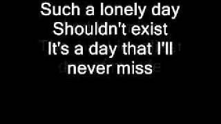 System of a Down Lonely Day + lyrics