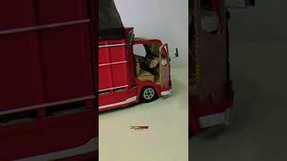 kita modif dulu miniatur truk balap jadi truk oleng   #shorts