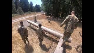 Balancing Logs Obstacle Course