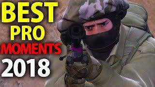 CS:GO - BEST PRO MOMENTS! 2018 (Flickshots, Crazy Clutches, Inhuman Reactions, ACEs, Best Frags)