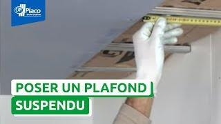 Comment réaliser un plafond suspendu avec la plaque Placo® Phonique ? I Les Tutos Placo®