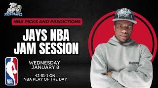 NBA Picks & Predictions Wednesday 1/8/25 | Jay's NBA Jam Session