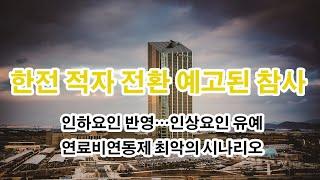 (에너지타임즈 뉴스브리핑) 한전 적자 전환…연료비연동제 최악 시나리오 / 전기요금 인하요인 반영하고 인상요인 반영하지 않은 결과