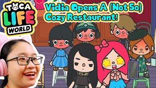 Toca Life World -Vidia Opens a (Not So) Cozy Restaurant!!!