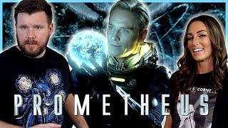 My wife watches PROMETHEUS for the FIRST time || Movie Reaction