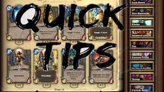 Hearthstone quick-tips | Searching for golden cards and soulbound cards