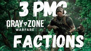GRAY ZONE WARFARE (NEWEST EXTRACTION SHOOTER): PMC FACTIONS