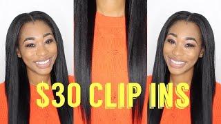 Shake and Go Malaysian Ironed Texture- Kinky Straight Clip In's $3 |ChimereNicole