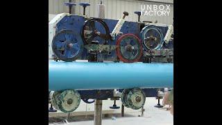 The PVC Pipe Manufacturing Process is Done Inside The Factory | Production Process of PVC Pipe