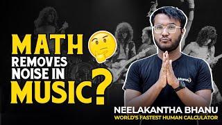 Removing noise from audio - Exploring the Math connection #internationalmusicday