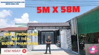 Bán Nhà Mới Xây 3 Phòng Ngủ Mặt Tiền Đường Phạm Hùng Mua Bán Nhà Đất Tây Ninh 152N