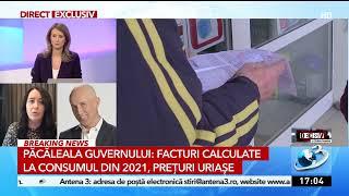 Păcăleala Guvernului: Facturi calculate la consumul din 2021. Reacția lui Mugur Mihăescu