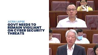 Teo Chee Hean on how Govt agencies can be more sensitised to cyber threats