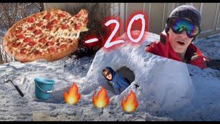 ORDERING PIZZA TO AN IGLOO!