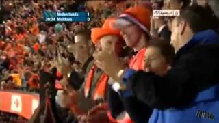 Netherlands vs Moldova 1-0 Euro 2012 Qualifiers [07/10/11]