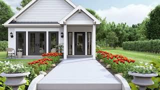 Cozy Cottage Living House Plan Tour [Plan 963-00979]