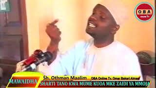 Haya ndio Masharti Matano kwa Mume Kuoa mke zaidi ya Mmoja. Sh. Othman Maalim