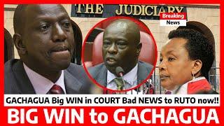 Just Now‼️BIG WIN to GACHAGUA in COURT as LAWYERS order DCJ MWILU now BAD NEWS to RUTO in NAIROBI