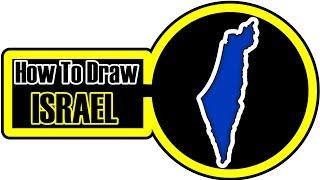 How To Draw Map of Israel Cartoon Step By Step Coloring Pages For Kids