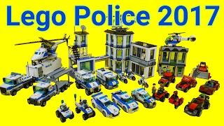 Lego Police car Toys 2017 : 60135 - 60143 (All) Time Lapse Stopmotion Build