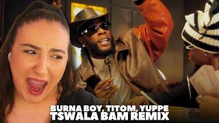 TitoM, Yuppe, BURNA BOY - Tshwala Bam Remix / Just Vibes Reaction