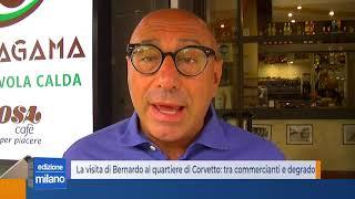 La visita di Bernardo al quartiere di Corvetto: tra commercianti e degrado