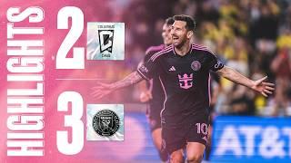 MESSI INCREDIBLE FREE KICK | HIGHLIGHTS Columbus Crew 2-3 Inter Miami | SUPPORTERS' SHIELD CHAMPIONS