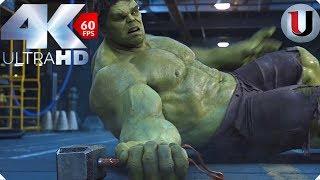 Thor vs Hulk - Fight Scene - The Avengers 2012 Movie Clip (4K HD)