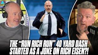 Rich Eisen Tells How He Started His "Run Rich Run" 40 Yard Dash For Charity | Pat McAfee Show