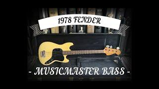 1978 FENDER MUSICMASTER BASS - Andy's Vintage Guitars