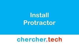 Install Protractor + Jasmine + Typescript +VSCode [All Free Tools] [CherCher Tech]
