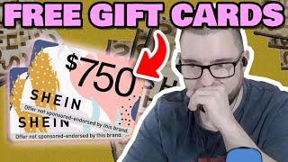 Free Shein Gift Card Codes 2025 ️ How to get $750 Shein Clothes Gift Card for FREE *NOT CLICKBAIT*