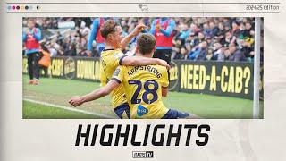 HIGHLIGHTS I Plymouth Argyle Vs Derby County