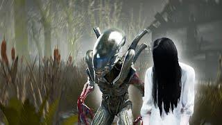 Xenomorph & Onryo Killer Gameplay | Dead By Daylight (No Commentary)