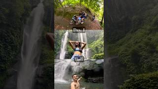 Magic of 3 at #bali #waterfall #travel