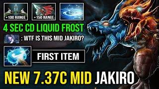 NEW 7.37C OP MID JAKIRO First Item Maelstrom 4 Sec CD Liquid Frost Slow Max Attack Range Dota 2