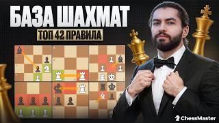 БАЗА Шахматиста! Топ 42 правила, которые должен знать каждый