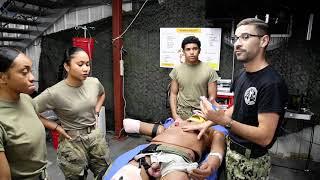 SUMMER SCHOOL for Military Nursing Students at Camp Bullis, Texas