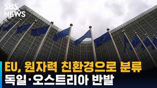 원자력, 친환경으로 분류한 EU…독일 · 오스트리아 반발 / SBS