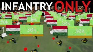 Can I Win Using Infantry Only in Rise of Nations?