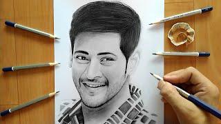 Mahesh Babu  | Realistic pencil sketch