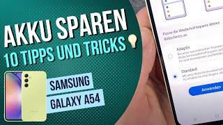 Samsung Galaxy A54 5G - Akku schonen / Energiesparen - 10 Tipps •  •  • ⬆️ • Anleitung | Tutorial